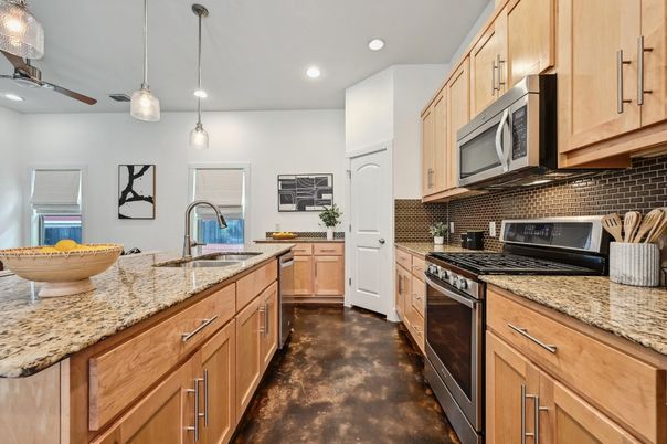 Interior, Kitchen, Pendant Lights, Recessed Lighting