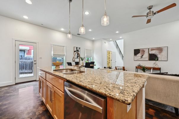 Interior, Kitchen, Pendant Lights, Recessed Lighting