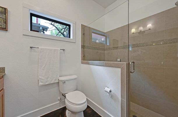 Bathroom, Glass Shower, Interior
