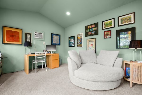 Home Office, Interior, Recessed Lighting
