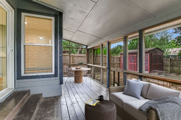 Interior, Sun Room, Wood Texture Flooring