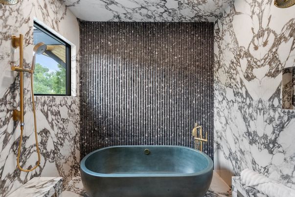 Bathroom, Free Standing Baths, Interior, Marble