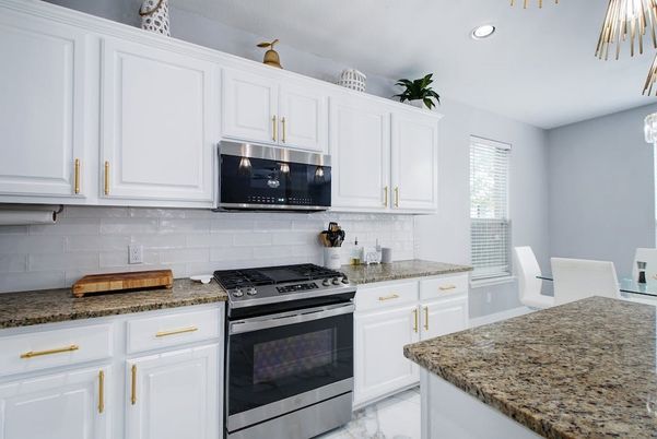 Interior, Kitchen, Recessed Lighting, Stainless Steel Appliances