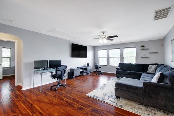 Home Office, Interior, Wood Texture Flooring