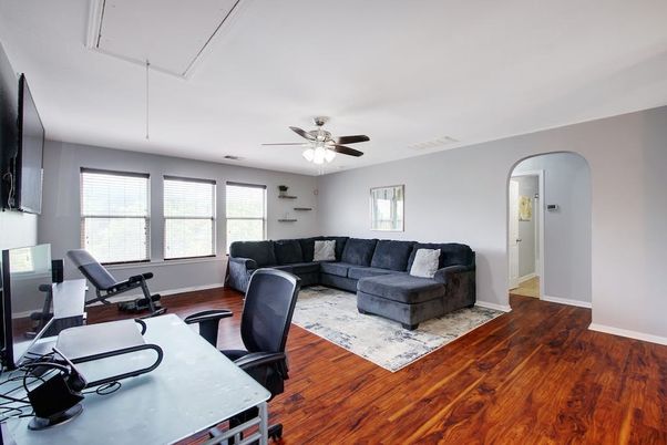Home Office, Interior, Wood Texture Flooring