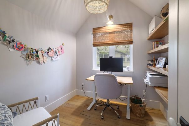 Home Office, Interior, Wood Texture Flooring