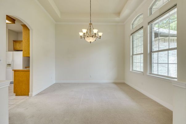 Chandelier, Empty room, Interior