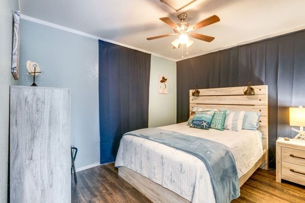 Bedroom, Interior, Wood Texture Flooring