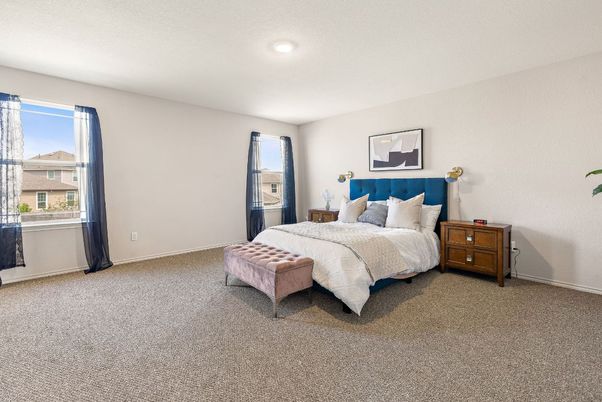 Bedroom, Interior, Recessed Lighting