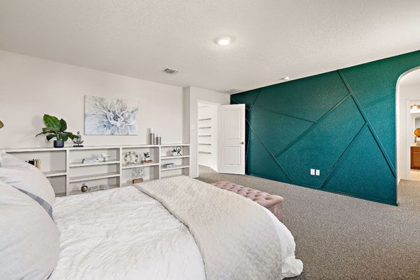 Bedroom, Home Office, Interior, Recessed Lighting