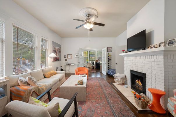 Fireplace, Interior, Living room, Wood Texture Flooring
