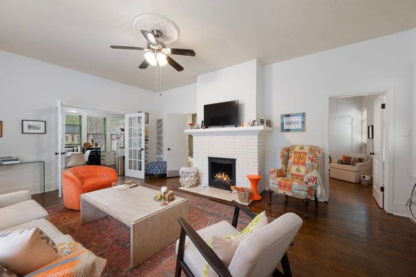 Fireplace, Interior, Living room, Wood Texture Flooring