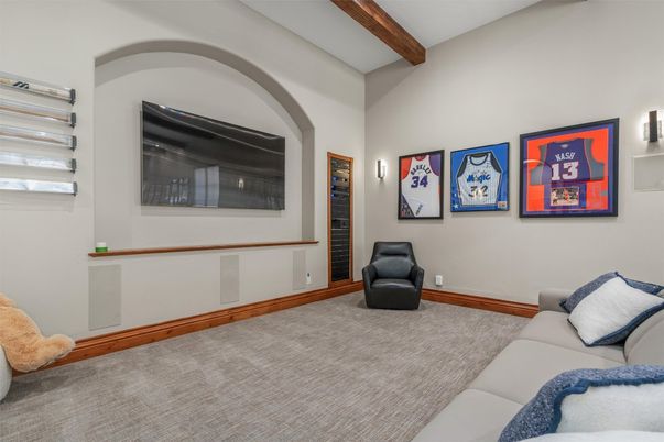 Interior, Living room, Wooden Beams