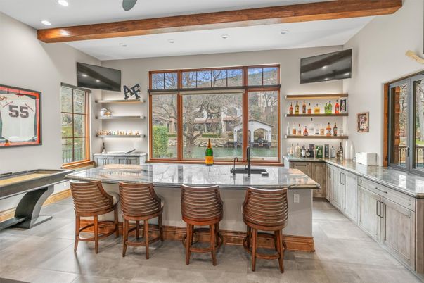 Interior, Recessed Lighting, Wooden Beams