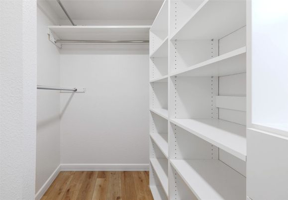 Interior, Walk-in Closets, Wood Texture Flooring
