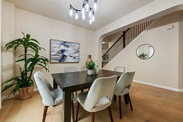 Dining room, Interior, Wood Texture Flooring