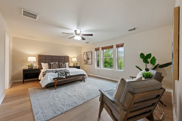 Bedroom, Interior, Wood Texture Flooring