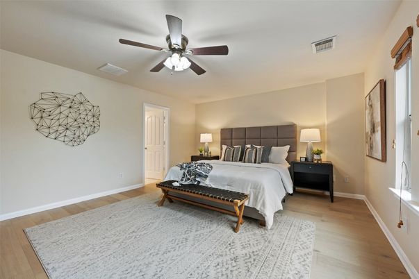 Bedroom, Interior, Wood Texture Flooring