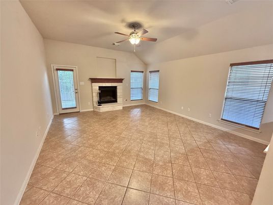 Empty room, Fireplace, Interior