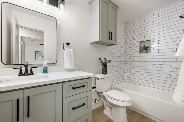 Bathroom, Interior, Wood Texture Flooring