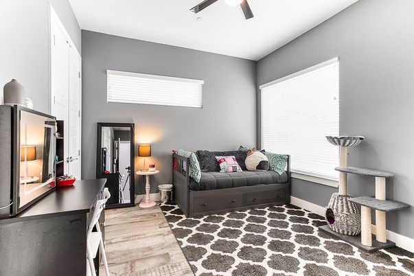 Bedroom, Home Office, Interior, Wood Texture Flooring