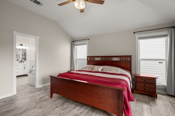 Bedroom, Interior, Wood Texture Flooring