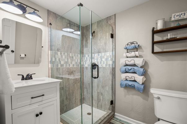 Bathroom, Glass Shower, Interior