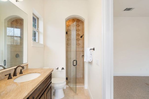 Bathroom, Glass Shower, Interior
