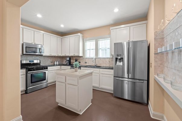 Interior, Kitchen, Recessed Lighting, Stainless Steel Appliances