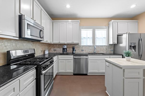 Interior, Kitchen, Recessed Lighting, Stainless Steel Appliances