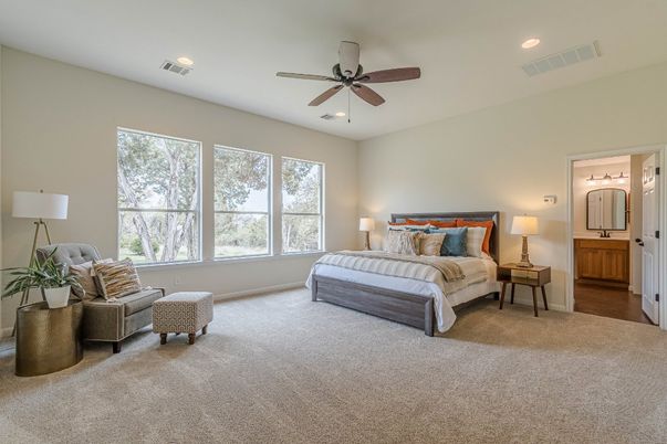 Bedroom, Interior, Recessed Lighting