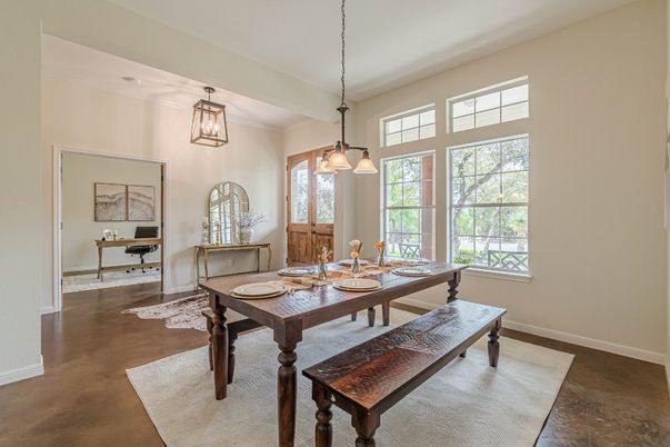 Dining room, Interior, Pendant Lights