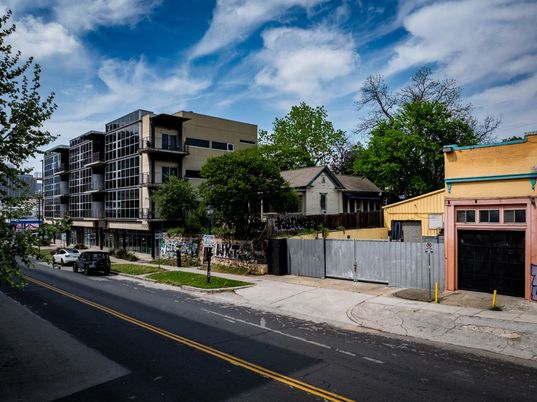 Attached, Exterior, Facade, Condo Building