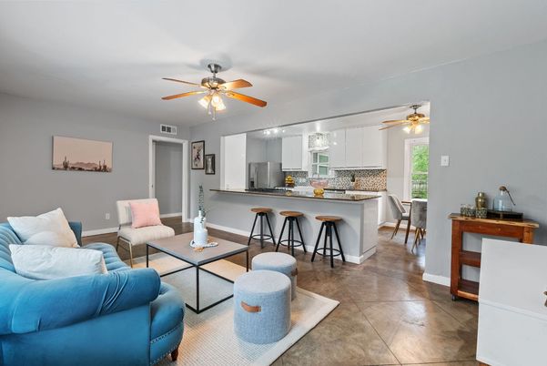 Interior, Kitchen, Living room