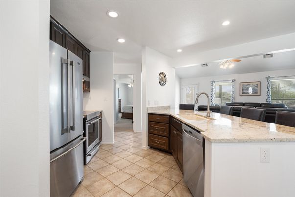 Interior, Kitchen, Recessed Lighting, Stainless Steel Appliances