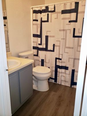 Bathroom, Interior, Wood Texture Flooring