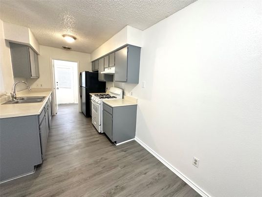 Interior, Kitchen, Wood Texture Flooring