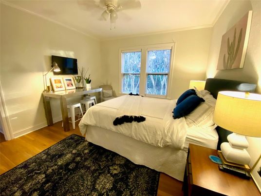 Bedroom, Home Office, Interior, Wood Texture Flooring