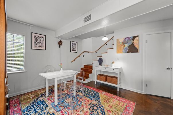 Interior, Pendant Lights, Piano, Wood Texture Flooring