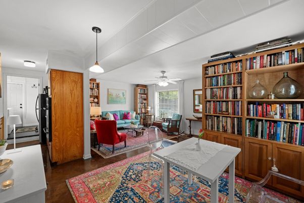 Interior, Living room, Pendant Lights, Wood Texture Flooring