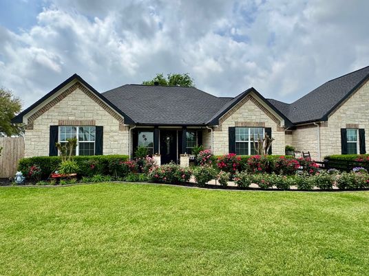 Backyard, Exterior, Facade, Brick Traditional
