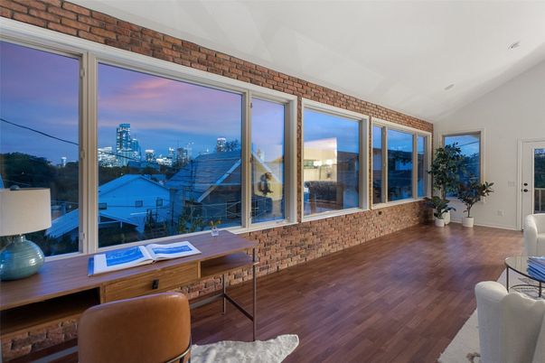 Home Office, Interior, Wood Texture Flooring