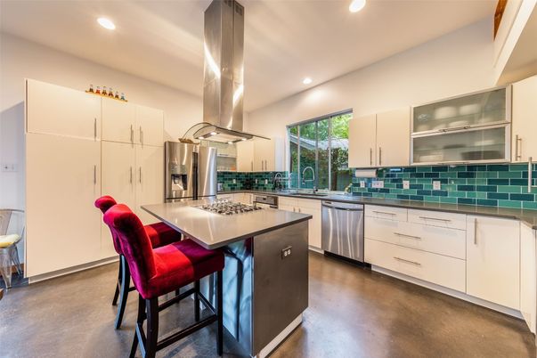 Interior, Kitchen, Recessed Lighting, Stainless Steel Appliances