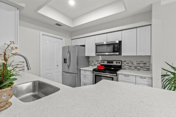 Interior, Kitchen, Recessed Lighting, Stainless Steel Appliances