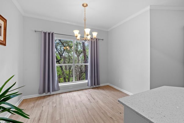 Chandelier, Empty room, Interior, Wood Texture Flooring