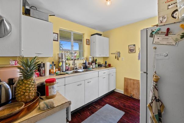 Interior, Kitchen, Wood Texture Flooring