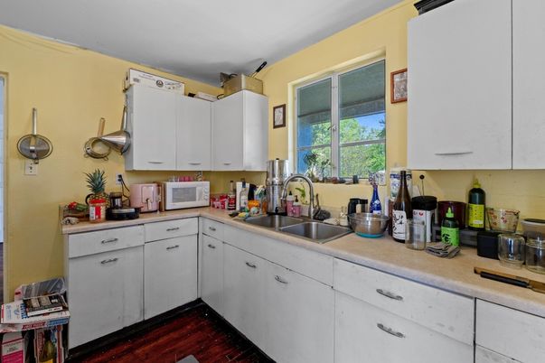 Interior, Kitchen, Wood Texture Flooring