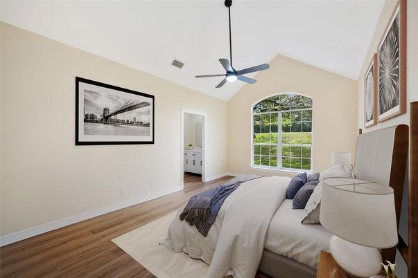Bedroom, Interior, Wood Texture Flooring