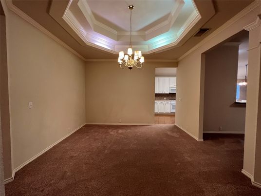 Chandelier, Empty room, Interior