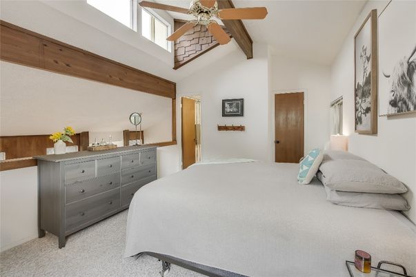 Bedroom, Interior, Wooden Beams